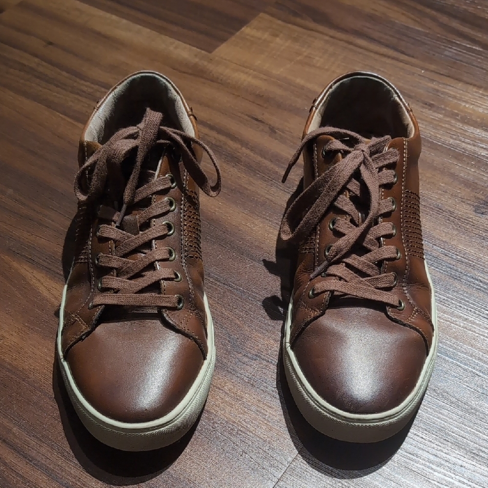 Rodd & Gunn Brown Leather Men's Sneakers